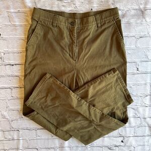 Vintage Woolrich Womens Pants Laurel Size 8 High Rise Khaki Green Stretch Y2K